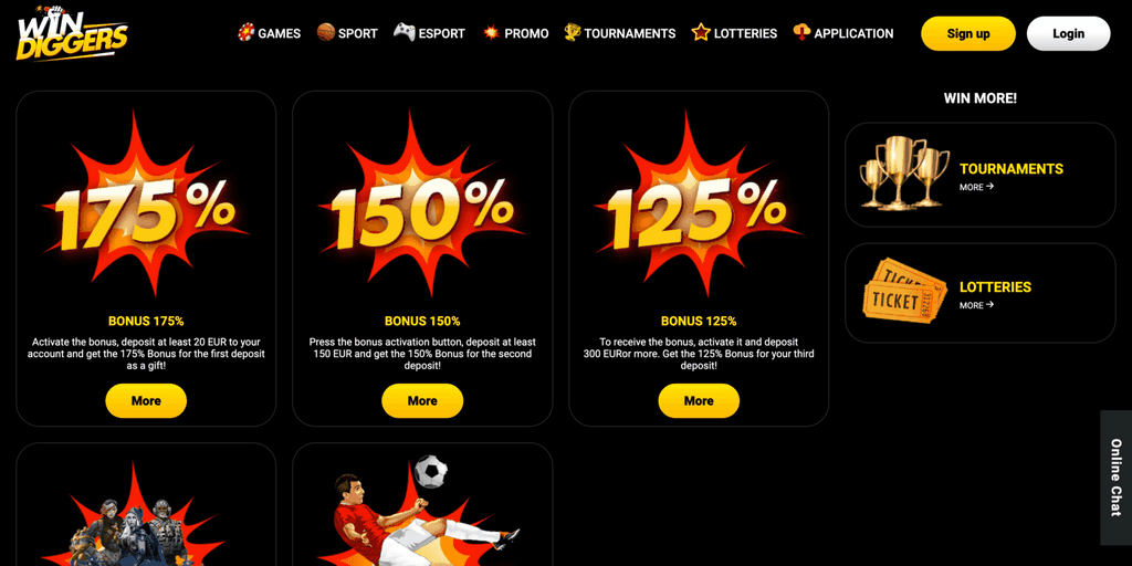 Sports Betting at Victory Diggers